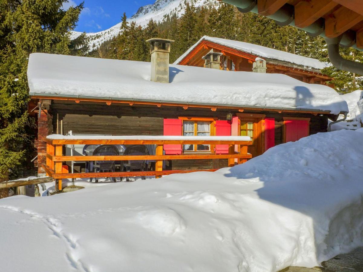 Chalet La Pive By Interhome Verbier Bagian luar foto