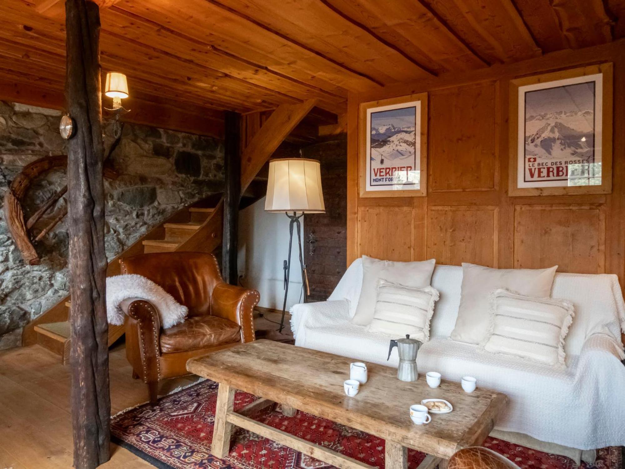 Chalet La Pive By Interhome Verbier Bagian luar foto